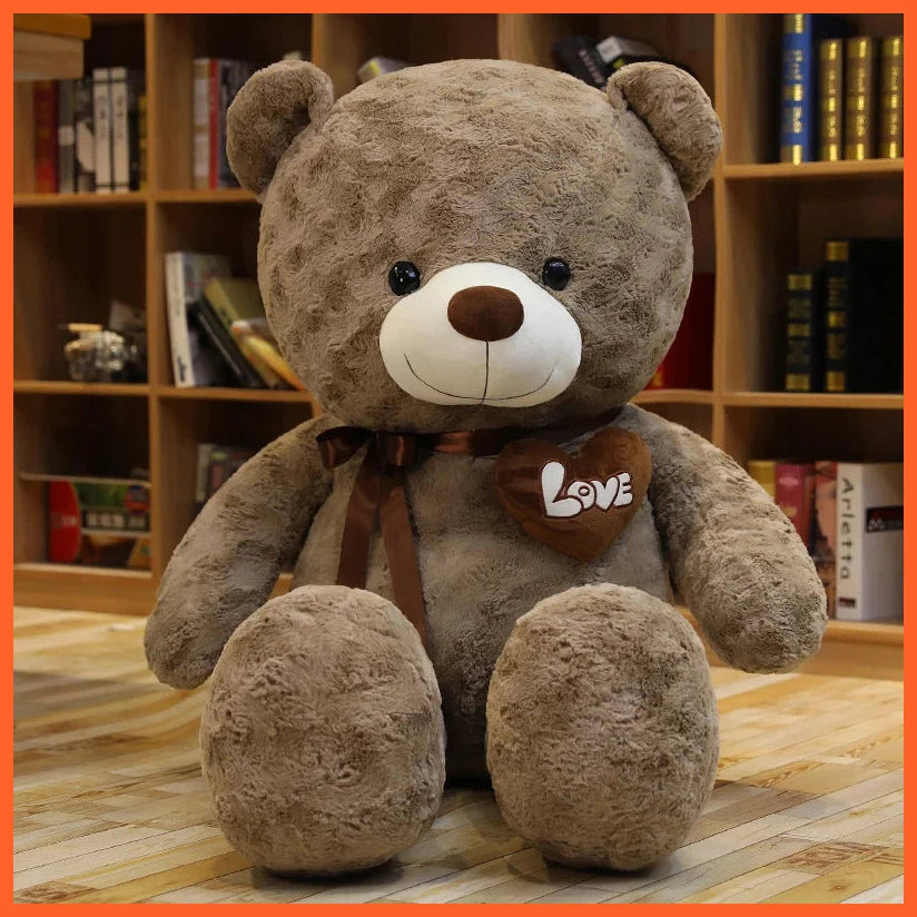 Teddy Bear With Love Stuffed Plush Toys Doll Pillow
