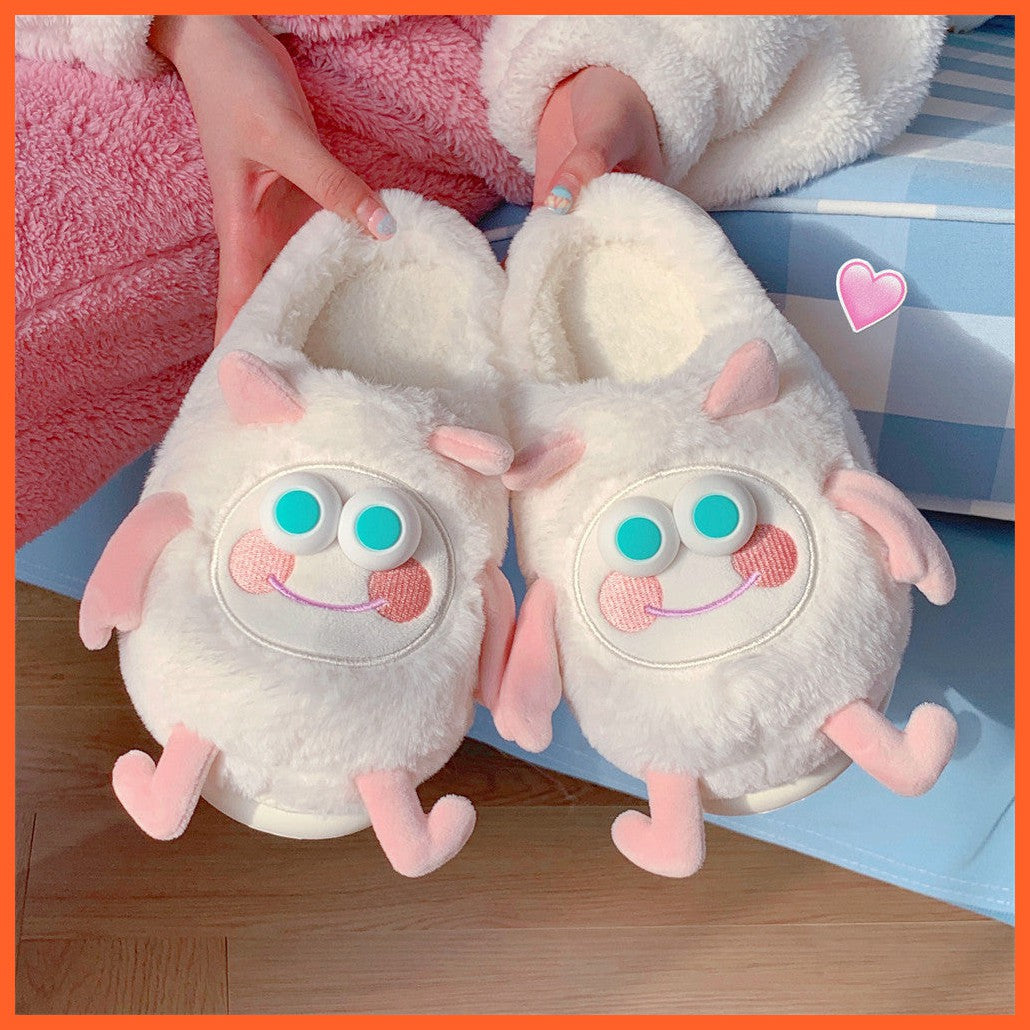 Women'S Plush Thermal Cotton Slippers Winter Gadgets