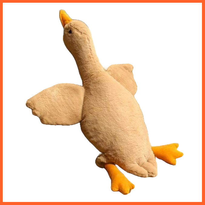 50-190Cm Giant Duck Plush Toys Fluffy Sleep Pillow | Cute Animal Stuffed Swan Goose Soft Pillow | For Kids Girls Birthday Gifts