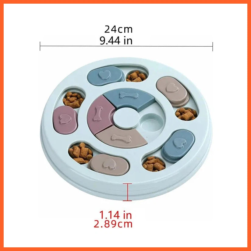 Pet Feeder Dog Educational Toys Increase Puppy Intellectual Food Dispenser Interactive Educational Feeding Toys