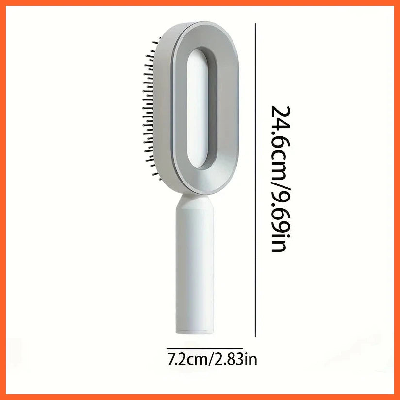 Self Cleaning Hair Brush, 3D Air Cushion Massager Brush Airbag Massage Comb Brush, Shaping Comb Self Cleaning Hair Brush