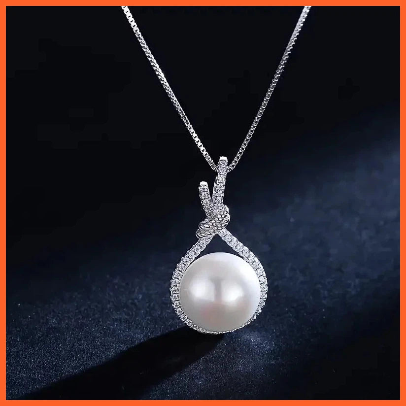 Aesthetic Women'S Imitation Pearl Pendant Necklace For Women