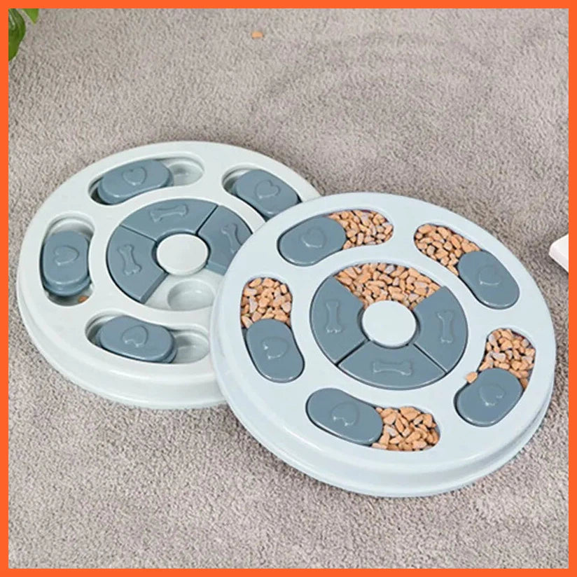 Pet Feeder Dog Educational Toys Increase Puppy Intellectual Food Dispenser Interactive Educational Feeding Toys