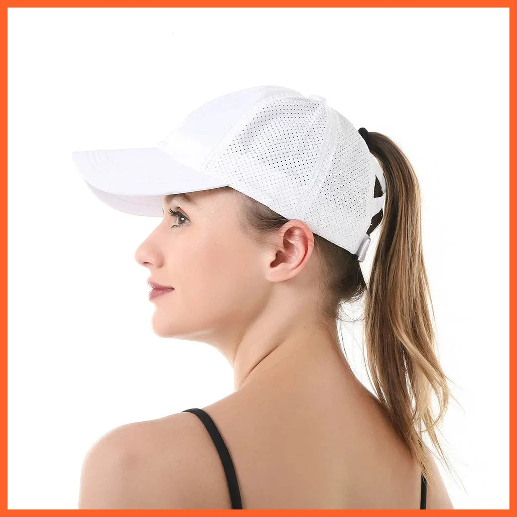 Quick Drying Breathable Female Baseball Cap, Outdoor Light-Emitting Plate, Sunscreen, Sun Hat, Casual Card Punching, Summer