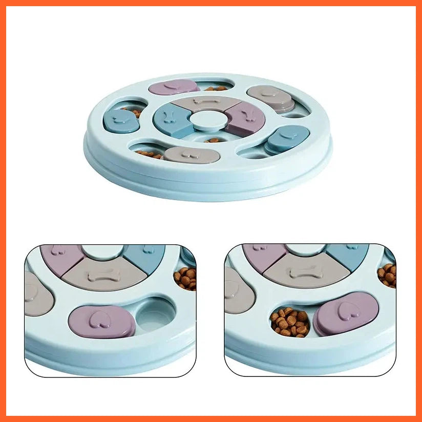 Pet Feeder Dog Educational Toys Increase Puppy Intellectual Food Dispenser Interactive Educational Feeding Toys