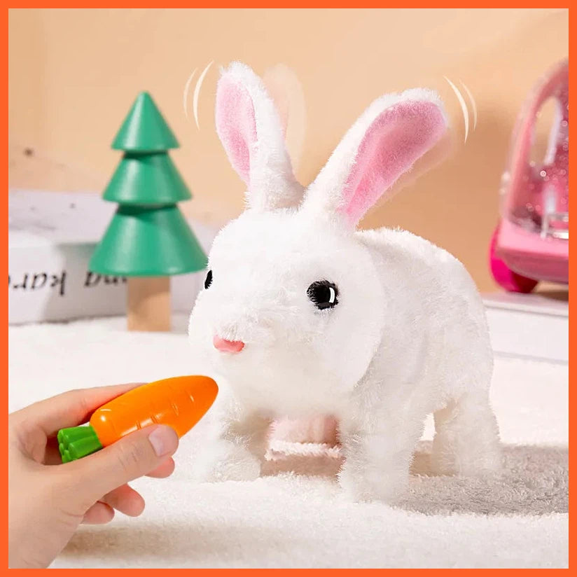 Children Plush Cute Rabbit Kids Electronic Pet With Sound | Walking Moving Pet Toys