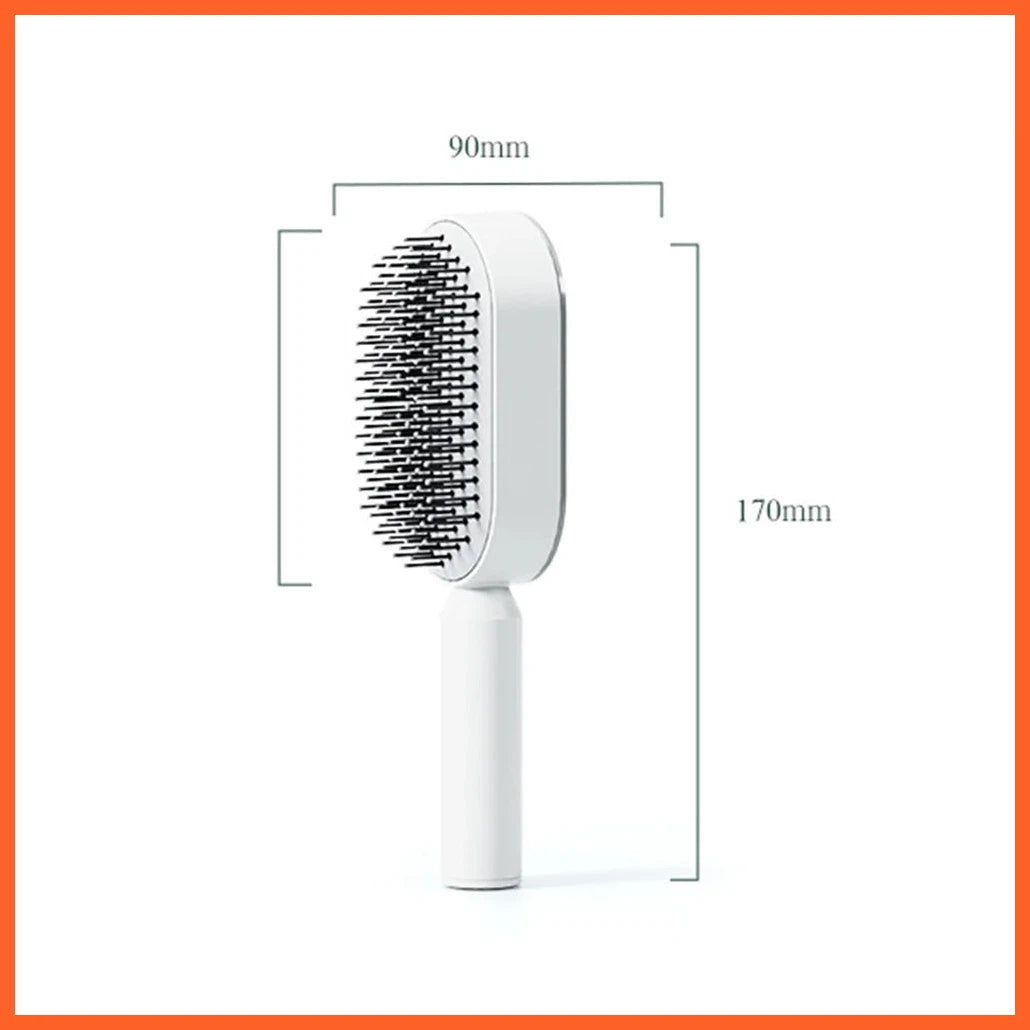 Quick Self Cleaning Hair Brush Women Massage Comb Hair Brush Air Cushion Detangling Scalp Massage Comb Styling Tools