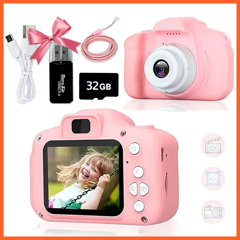 Super Cute Children Camera | Educational Toy Digital Camera 1080P Video Camera
