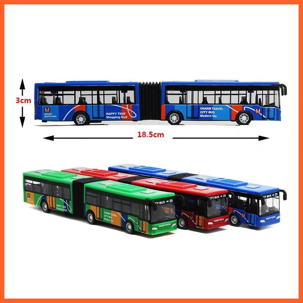 1:64 Bus Double Buses Diecast Vehicles Toys