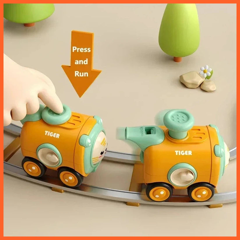 Children'S Toy Car Inertia Press Face Changing Whistle Car Inertia Toy Car Press And Run Gift For Boys Christmas Present