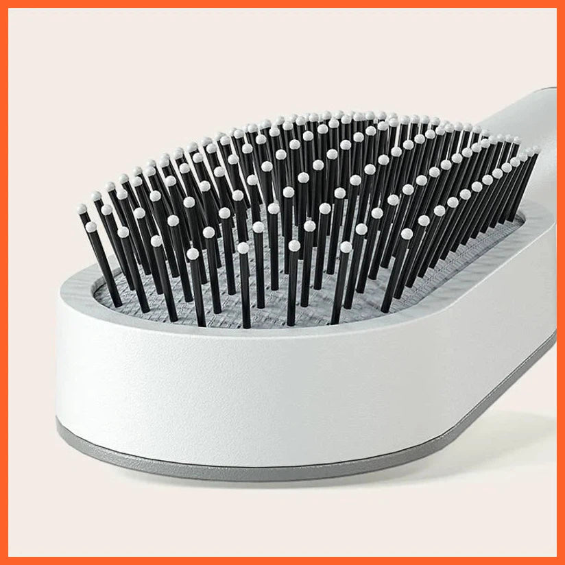 Self Cleaning Hair Brush 3D Air Cushion Massager Brushes Airbag Massage Comb Brush Detangling Anti Static Hairbrush Cleaner