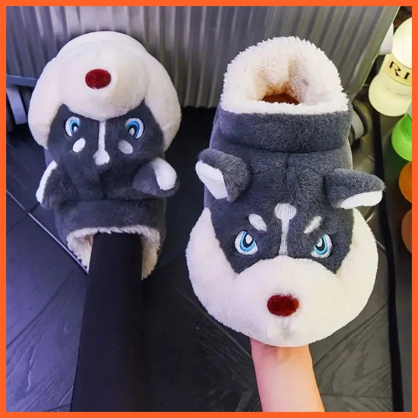 Women Winter Warm Cotton Slippers  | Plush Lining Indoor Couple Home Slipper