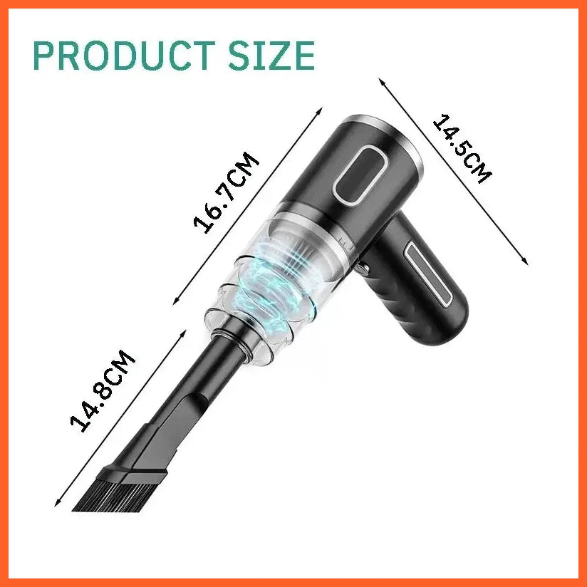 Car Wireless Portable Vacuum Cleaner  Household | High Suction Wireless Dust Collector| Small Mini Dust Blower