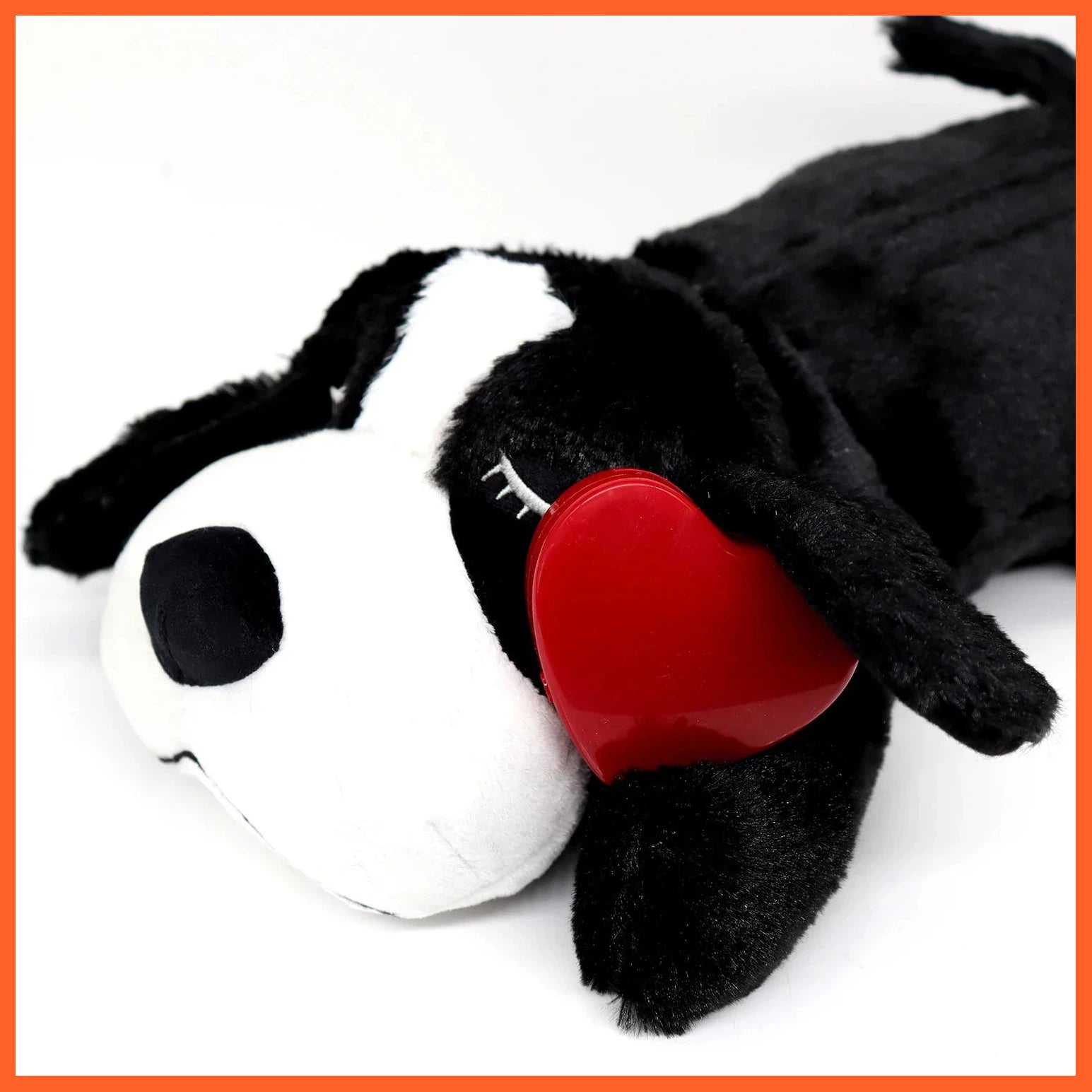 Pet Heartbeat Puppy Behavioral Training Dog Plush Pet Comfortable Snuggle Anxiety Relief Sleep Aid Doll Durable