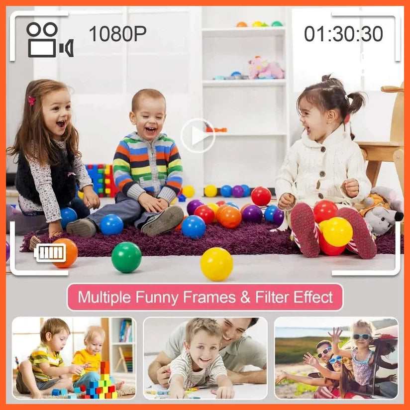 Super Cute Children Camera | Educational Toy Digital Camera 1080P Video Camera