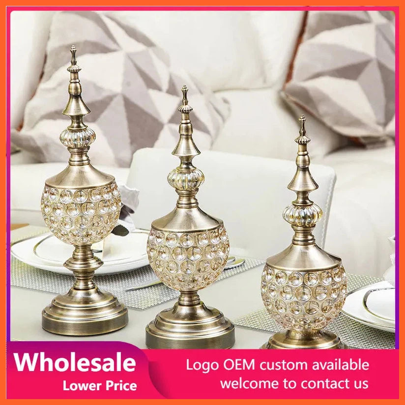 Europe Luxury Crystal Table Centre Piece Decorations | Wedding Centerpieces For Wedding Table