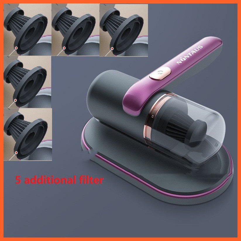 Electric Uv Mite Remover Household Bed Mattress Sofa Pillows Mite Removal Instrument Waterproof Mini Vacuum Cleaner Lint Remover