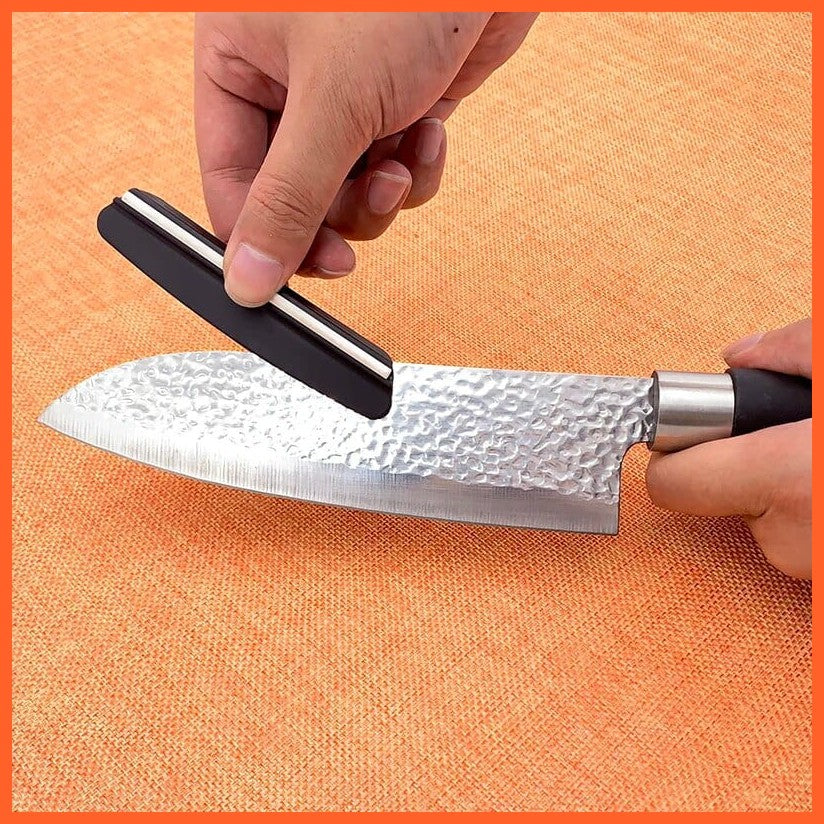 whatagift.com.au Angle guide / 100 MM Ultimate Kitchen Knife Sharpening Stone Accessory