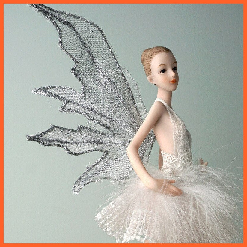 whatagift.com.au Ballet Dance Elves Angels Girls Resin Figure Home Decore