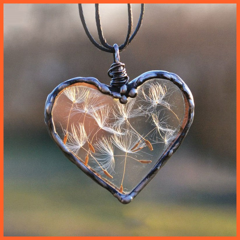 Creative Dandelion Love Wish Necklace