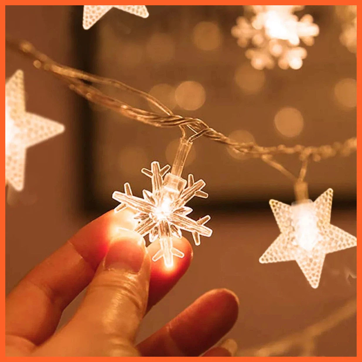 whatagift.com.au Christmas Tree Snowflake LED String Lights | Christmas Decoration