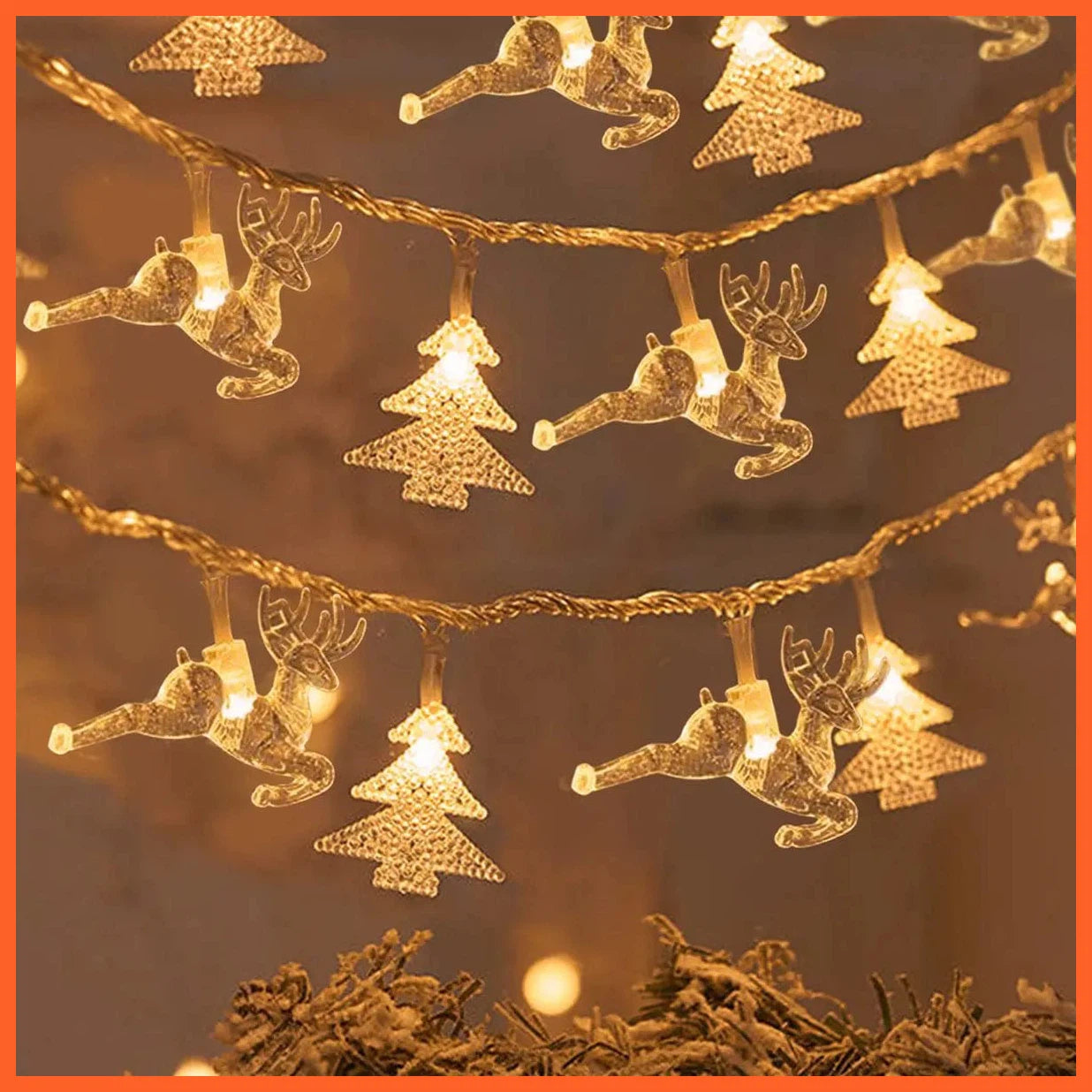 whatagift.com.au Christmas Tree Snowflake LED String Lights | Christmas Decoration