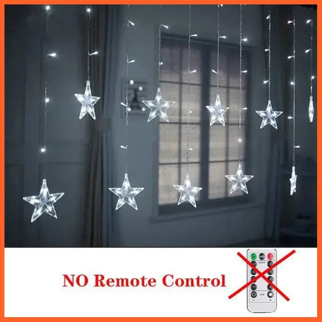 whatagift.com.au cold white 2 / 220V EU Plug LED Christmas Decor String Garland Curtain Light | Accessories for Christmas Decoration