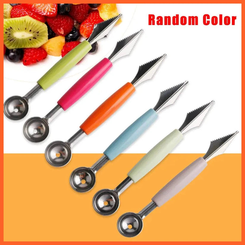 whatagift.com.au E-Random Color Efficient Watermelon Cutting Stainless Steel Windmill Cutter | Handy Kitchen Gadget
