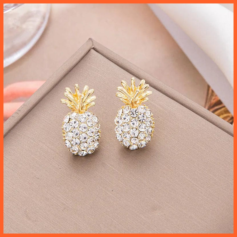whatagift.com.au E1667 Pineapple Pearl Earrings