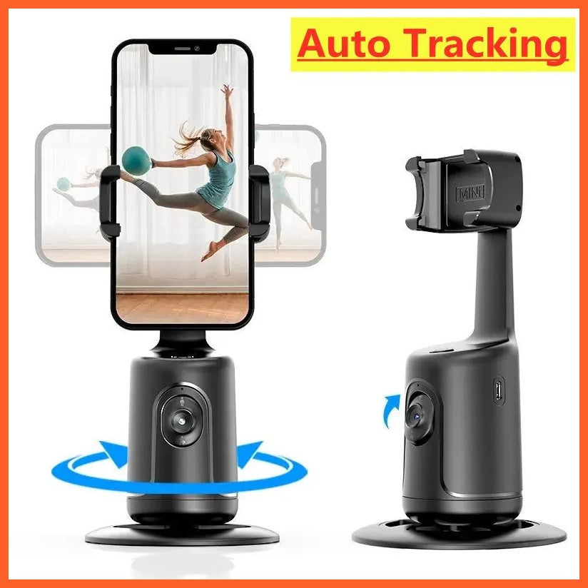 360 Auto Face Tracking Gimbal Ai Smart Gimbal Face Tracking Auto Phone Holder For Smartphone Video Vlog Live Stabilizer Tripod
