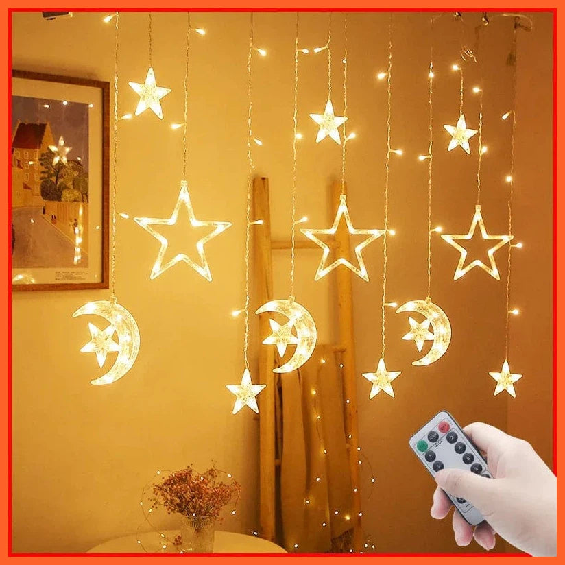 whatagift.com.au LED Christmas Decor String Garland Curtain Light | Accessories for Christmas Decoration