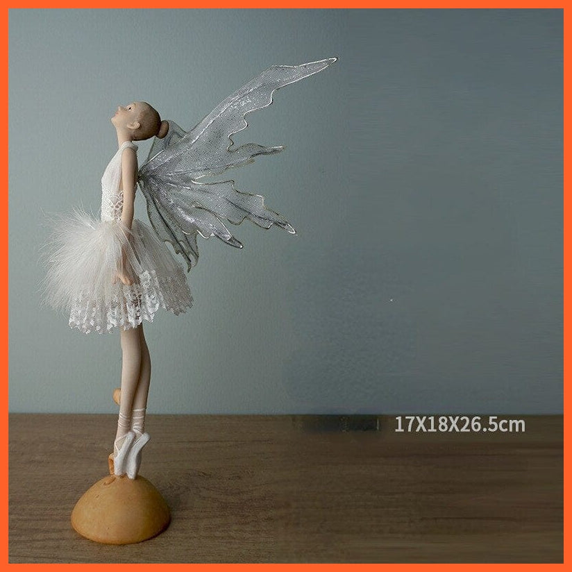 whatagift.com.au Look up Ballet Dance Elves Angels Girls Resin Figure Home Decore