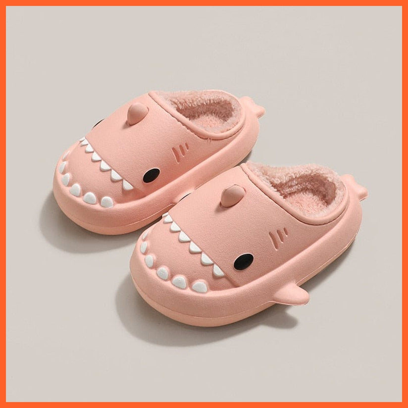 whatagift.com.au Naked Pink Woman / 36-37 Standard Code Comfy Home Slippers | Winter Cartoon Shark Kids Slippers