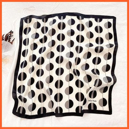 whatagift.com.au 0 10 / 70x70cm Fashion Silk Satin Hair Scarf | Women Printed Square Head Bandana hijab Shawls