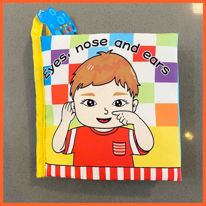 whatagift.com.au 0 14 New Born Washable Fabric Early Learning Book