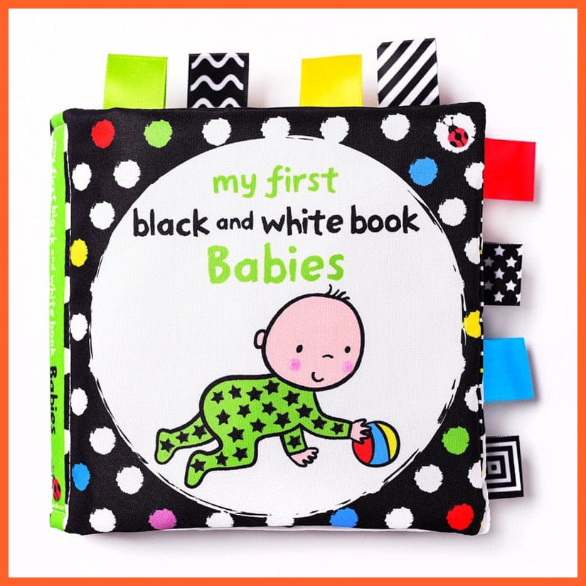 whatagift.com.au 0 17 Baby Kids Fabric Books Early Learning Educational Cloth Book 0-12 Months Develop Cognize Animal Tails Reading Toy погремушки