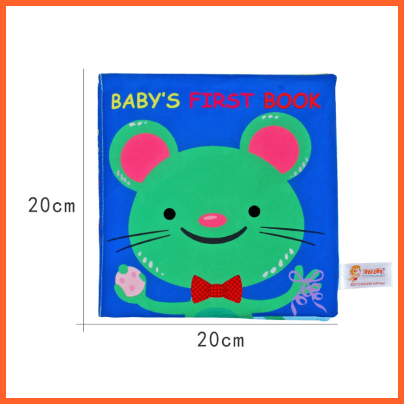whatagift.com.au 0 30 New Born Washable Fabric Early Learning Book