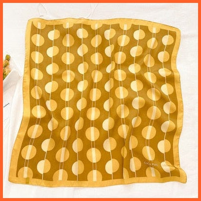 whatagift.com.au 0 9 / 70x70cm Fashion Silk Satin Hair Scarf | Women Printed Square Head Bandana hijab Shawls