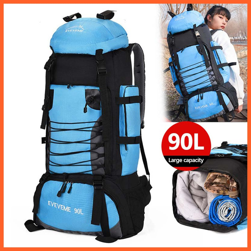 whatagift.com.au 0 90L 80L Travel Camping Backpack |Trekking Bag for Travelling