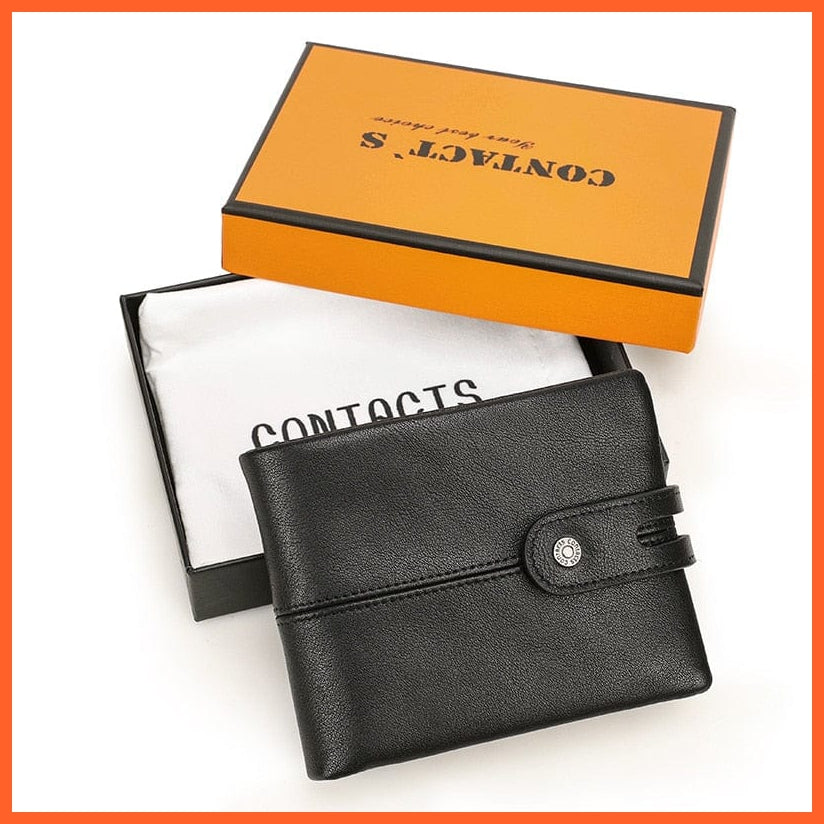 whatagift.com.au 0 Black Box / China CONTACT&#39;S Casual Men Wallets Crazy Horse Leather Short Coin Purse Hasp Design Wallet Cow Leather Clutch Wallets Male Carteiras