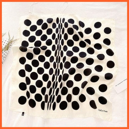 whatagift.com.au 0 Fashion Silk Satin Hair Scarf | Women Printed Square Head Bandana hijab Shawls