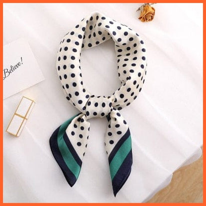 whatagift.com.au 0 Fashion Silk Satin Hair Scarf | Women Printed Square Head Bandana hijab Shawls