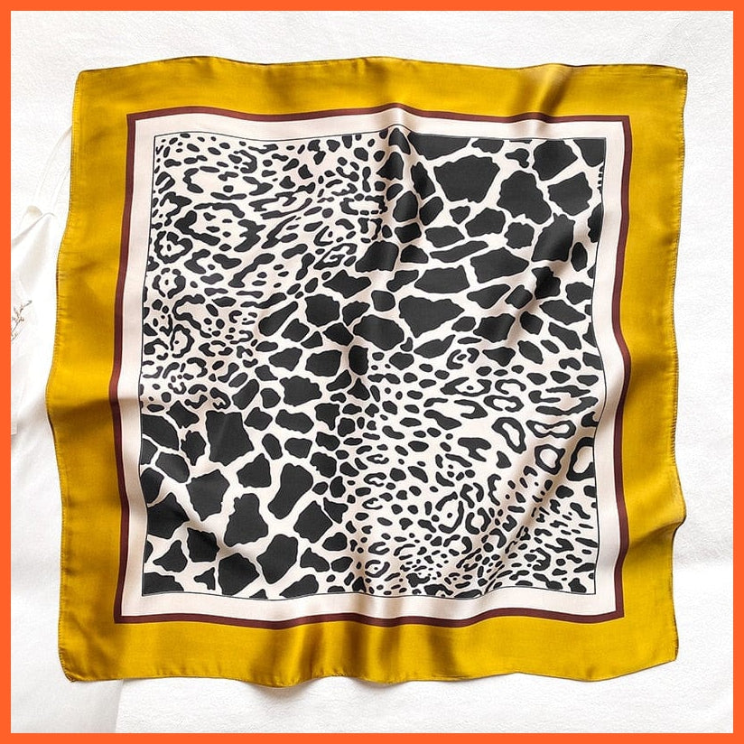 whatagift.com.au 0 Fashion Silk Satin Hair Scarf | Women Printed Square Head Bandana hijab Shawls