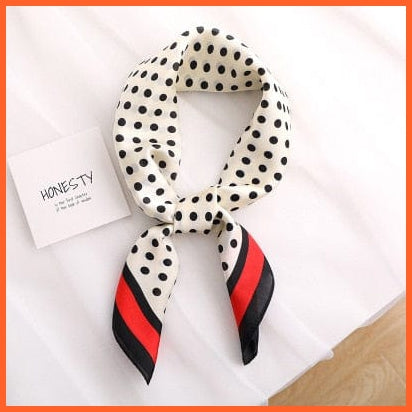 whatagift.com.au 0 Fashion Silk Satin Hair Scarf | Women Printed Square Head Bandana hijab Shawls
