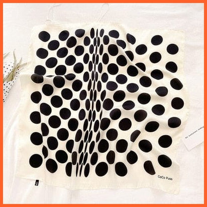 whatagift.com.au 0 Fashion Silk Satin Hair Scarf | Women Printed Square Head Bandana hijab Shawls