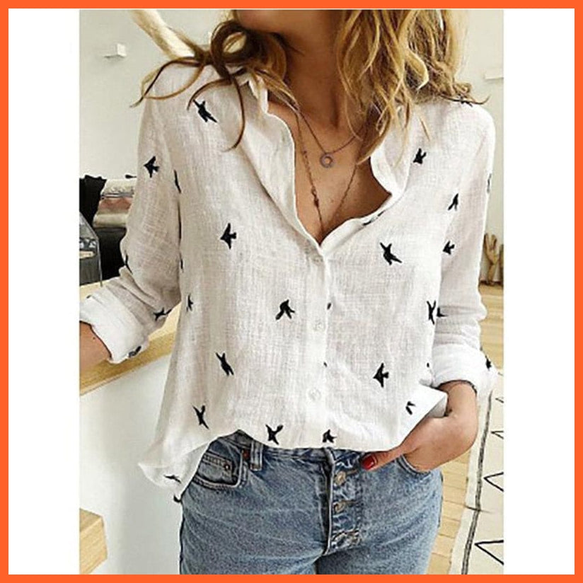whatagift.com.au 0 Loose Long Sleeve Oversized Shirt for Women