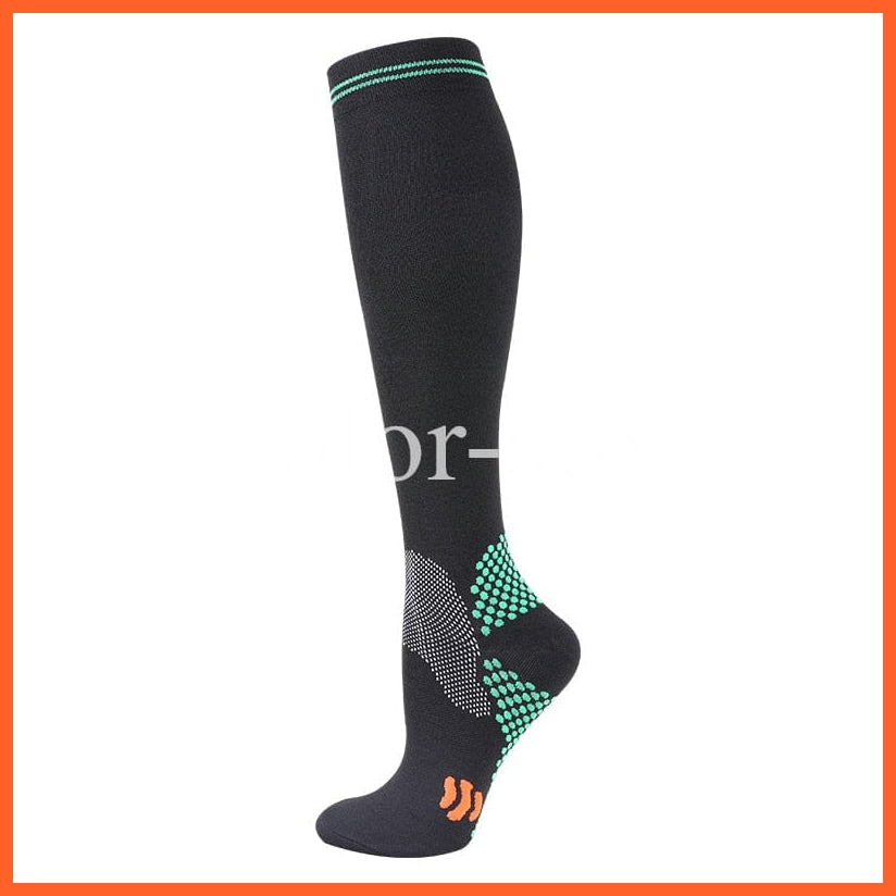 whatagift.com.au 0 QYS001-156-Black / S-M New Compression Socks Men Women Varicose Veins Socks Football Soccer Stockings Medical Nursing Anti Fatigue Compression Socks
