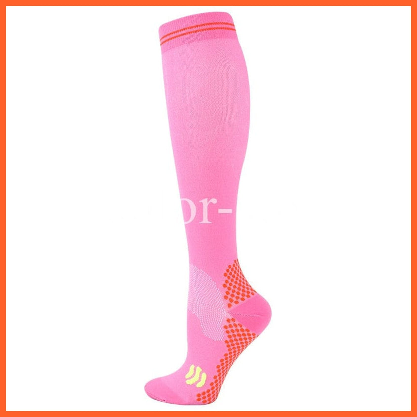 whatagift.com.au 0 QYS001-156-Pink / S-M New Compression Socks Men Women Varicose Veins Socks Football Soccer Stockings Medical Nursing Anti Fatigue Compression Socks