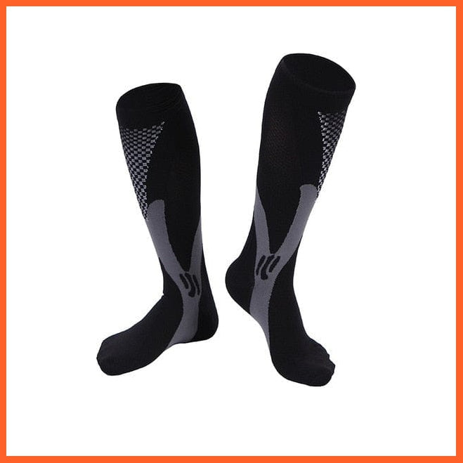 whatagift.com.au 0 QYSZ02-black / S-M New Compression Socks Men Women Varicose Veins Socks Football Soccer Stockings Medical Nursing Anti Fatigue Compression Socks