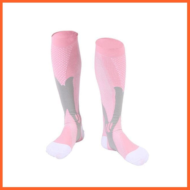 whatagift.com.au 0 QYSZ02-Pink / S-M New Compression Socks Men Women Varicose Veins Socks Football Soccer Stockings Medical Nursing Anti Fatigue Compression Socks